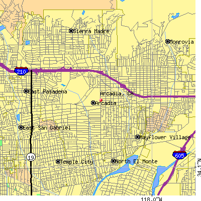 Arcadia map