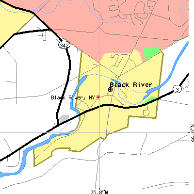 Black River map