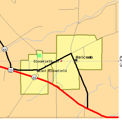 Bloomfield map