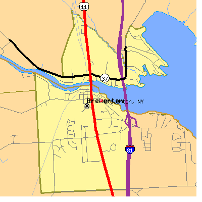 Brewerton map