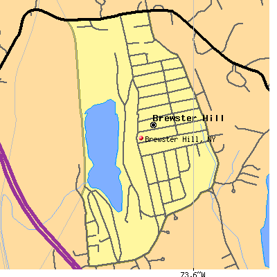 Brewster Hill map