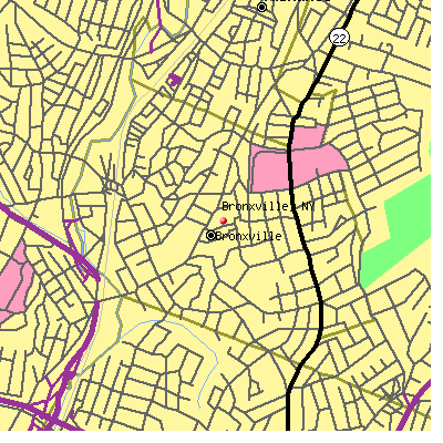 Bronxville map