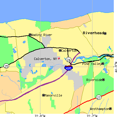 Calverton map