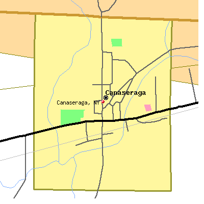 Canaseraga map