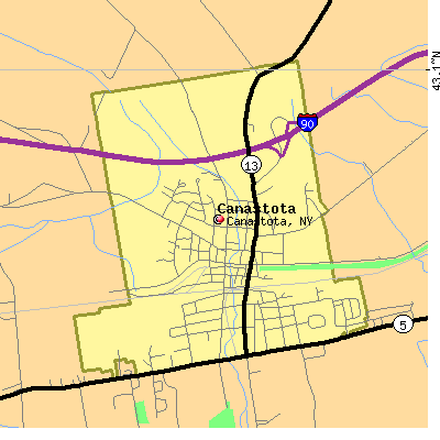 Canastota map