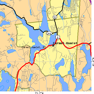Carmel Hamlet map
