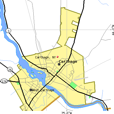 Carthage map