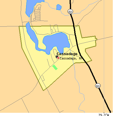 Cassadaga map