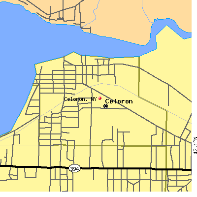 Celoron map