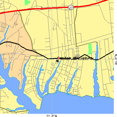 Center Moriches map