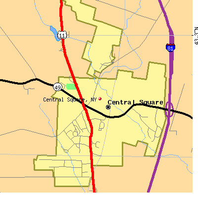 Central Square map