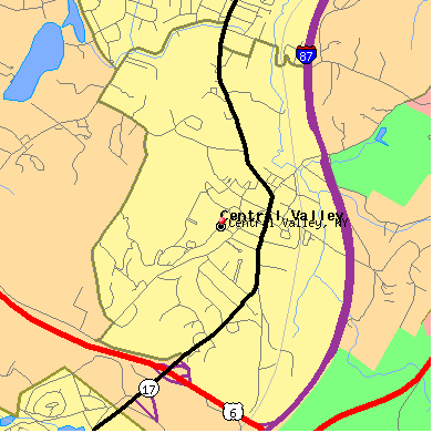 Central Valley map