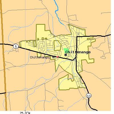 Chittenango map