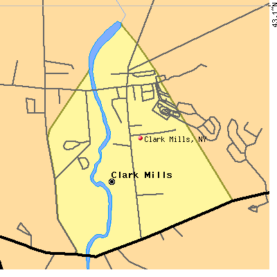 Clark Mills map