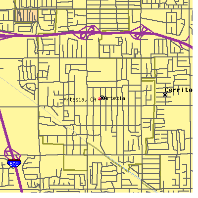 Artesia map