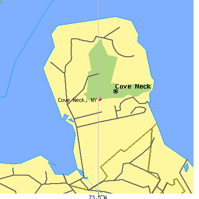 Cove Neck map