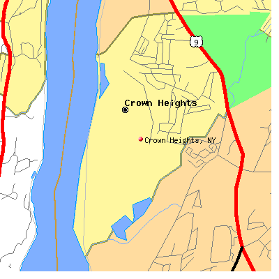 Crown Heights map