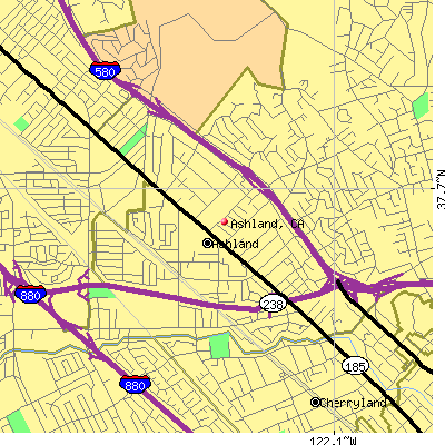 Ashland map