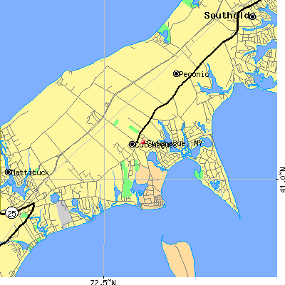 Cutchogue map
