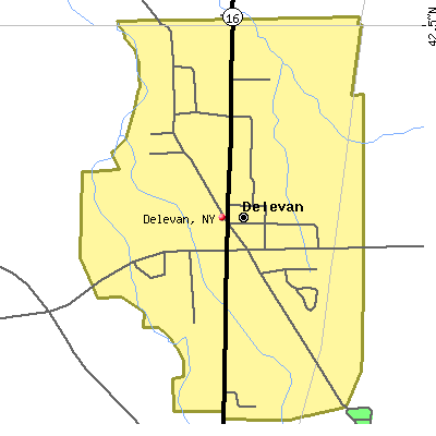 Delevan map