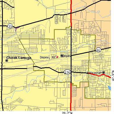 Depew map