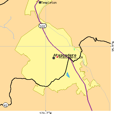 Atascadero map
