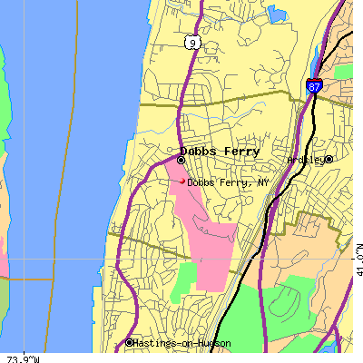 Dobbs Ferry map