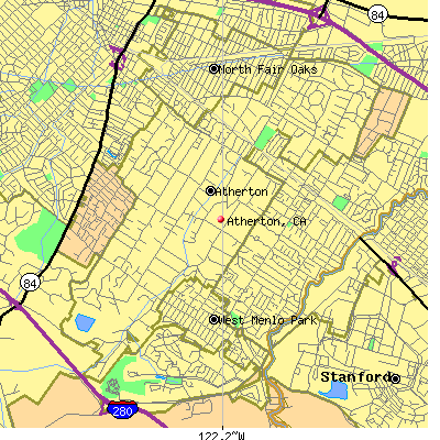 Atherton map