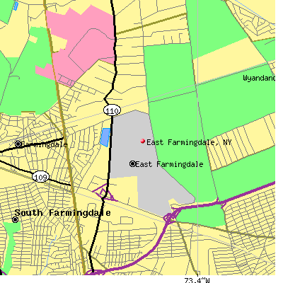 East Farmingdale map