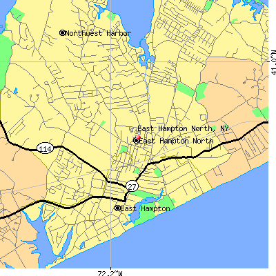 East Hampton North map