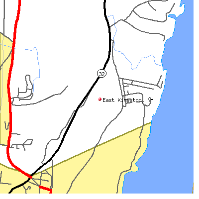 East Kingston map