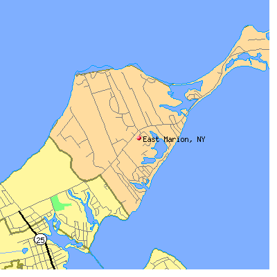 East Marion map