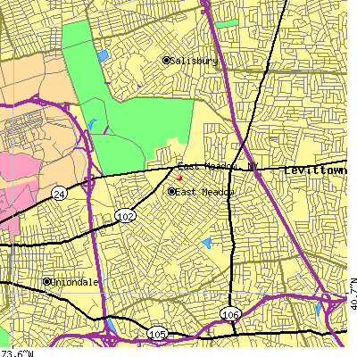 East Meadow map
