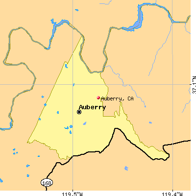 Auberry map