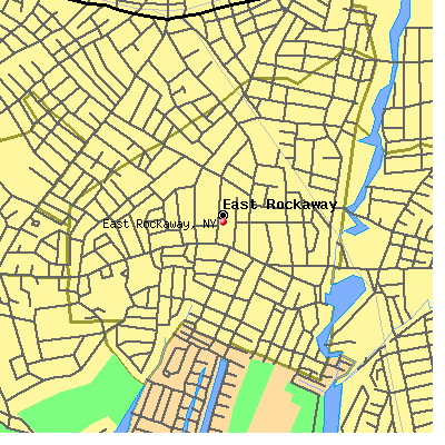 East Rockaway map