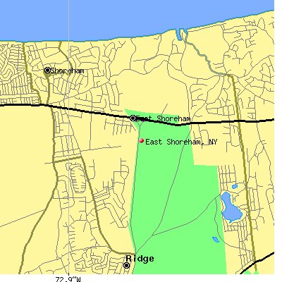 East Shoreham map