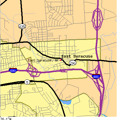 East Syracuse map