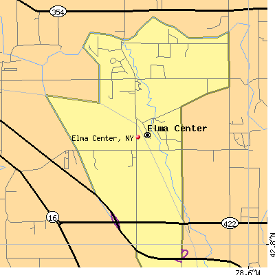 Elma Center map