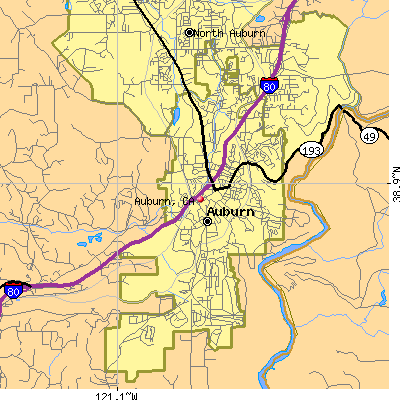 Auburn map