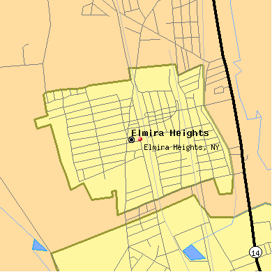 Elmira Heights map