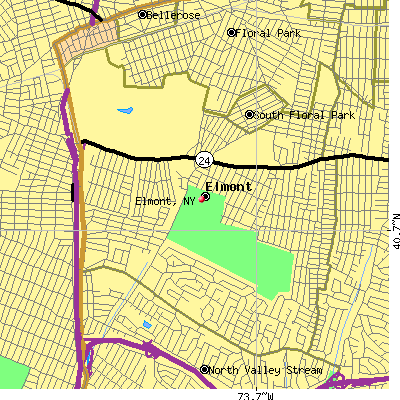 Elmont map