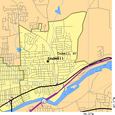 Endwell map
