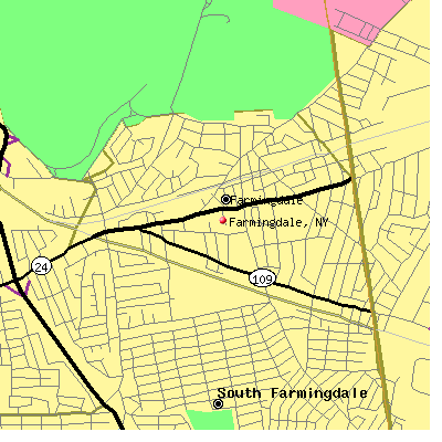 Farmingdale map