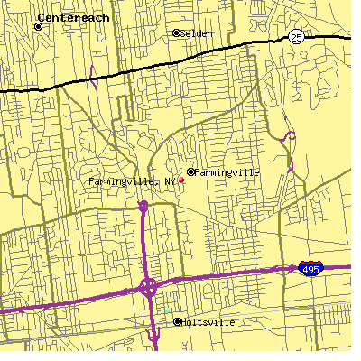 Farmingville map
