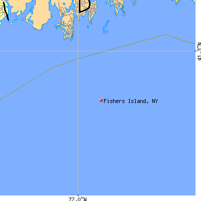 Fishers Island map