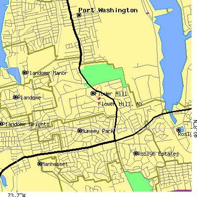 Flower Hill map