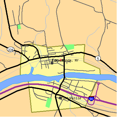 Fonda map