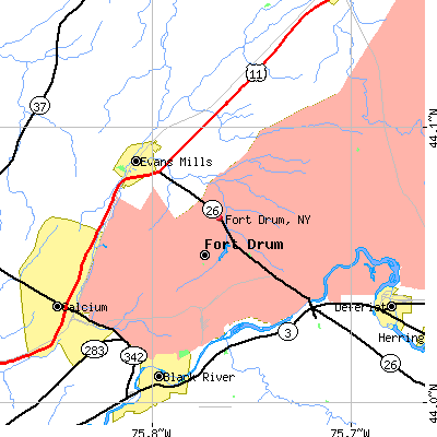 Fort Drum map