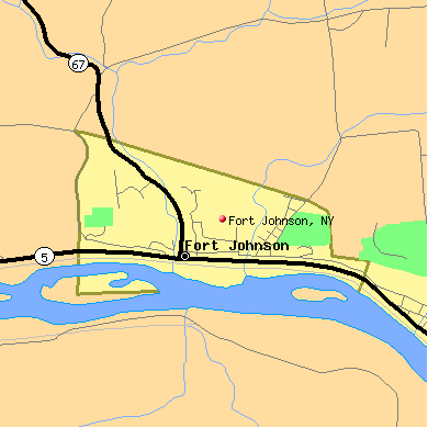 Fort Johnson map