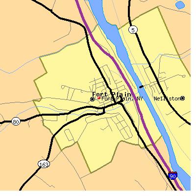 Fort Plain map